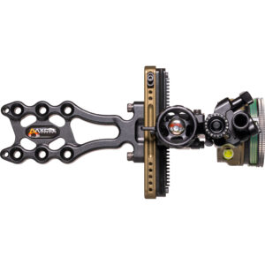 Axcel LANDSLYDE Slider Tactical Bowhunting Sight AVX-41 Scope 1 Pin .019 Green Fiber