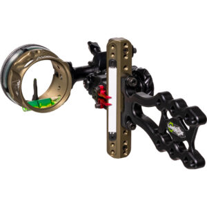 Axcel LANDSLYDE Slider Tactical Bowhunting Sight AVX-41 Scope 1 Pin .010 Green Fiber