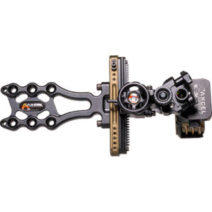 Axcel LANDSLYDE Slider Tactical Bowhunting Sight AccuStat II Micro 4 Pin .019