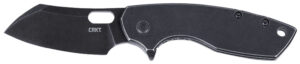 CRKT Pilar Large folding knife stonewashed plain edge folding pocket knife
