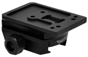 Warne 6104M red-dot riser for Holosun AEMS, black anodized, with spacer