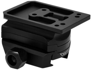 Warne Red-Dot Riser for Holosun AEMS, 2.25 in Picatinny, Tactical Black Anodized