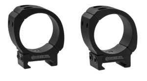 Wheeler Sporter Bi-Weaver 1 inch High scope rings, black, 6061 aluminum