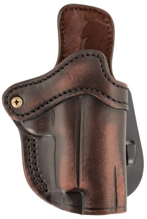 1791 Gunleather ORPDH23VTGR optic-ready paddle holster size 2.3 vintage leather right hand