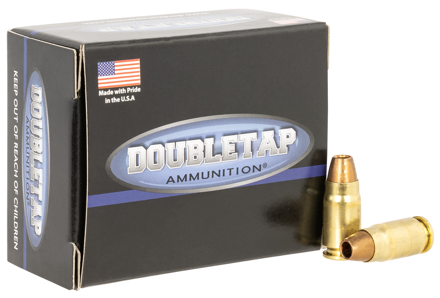 Box of Double Tap 357 Sig 115 grain controlled expansion JHP ammunition
