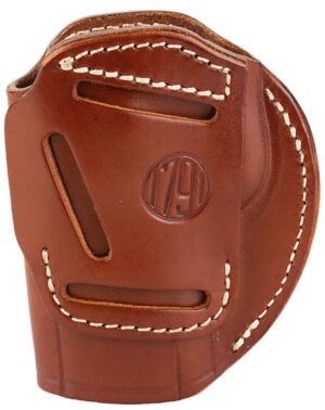 1791 Gunleather 3-Way Size 06 Classic Brown leather holster with belt loop, ambidextrous