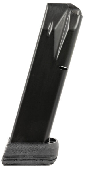 Mec-Gar 20rd extended magazine for Beretta 92/M9 pistols, black anti-friction finish