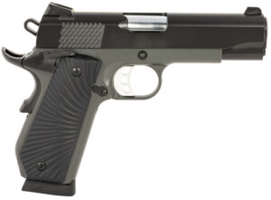 TISAS 1911 Stingray Carry 9mm pistol with black slide, grey frame and G10 grips