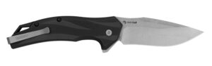 Kershaw Lateral 3.1-inch drop point folding knife with stonewashed 8Cr13MoV blade and gray textured handle