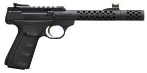 Browning Buck Mark Plus Vision Triad UFX SR .22 LR pistol with 5.87 in barrel, black finish