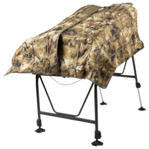 MOmarsh Invisi-Man blind in Mossy Oak Original BottomLand, folded view