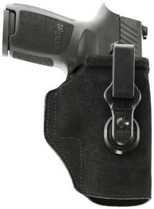 Galco Tuck-N-Go 2.0 IWB Black Leather Holster with UniClip and Stealth Clip for Ruger Max-9