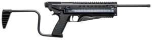 KelTec R50 5.7x28mm black carbine with side-folding stock and threaded barrel