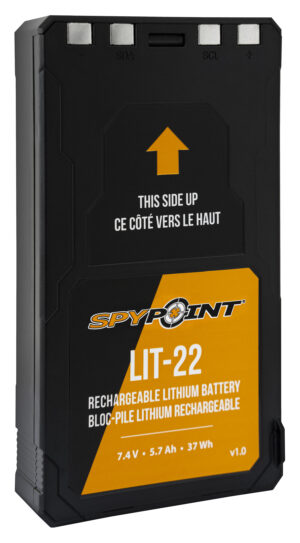 Spypoint LIT-22 7.4V 5.4Ah rechargeable lithium battery pack