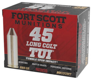 Fort Scott Munitions .45 Long Colt 225gr TUI solid copper 20rd box