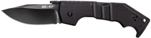 Cold Steel AK-47 CS58M folding knife with 3.5 inch S35VN blade and black G10 handle
