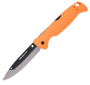Muddy SWAP Replace-A-Blade folding knife 3.50 inch 420J2 stainless drop point orange handle