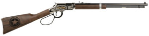Henry Golden Boy Texas Rangers Bicentennial Tribute lever-action rifle with 20 inch octagon barrel and walnut stock
