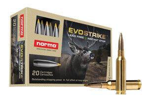 Norma Evostrike 6.5mm Creedmoor 93 gr Polymer Tip Boat Tail ammunition 20 per box