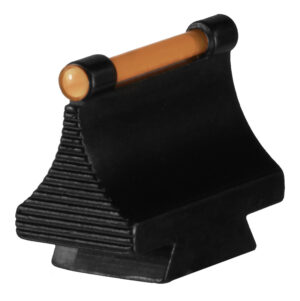 TruGlo TG95530RR 3/8 inch dovetail front sight, black frame with red fiber optic