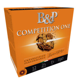B&P Competition One 12ga 2-3/4in 1 oz #9 target shotshells 25 round box