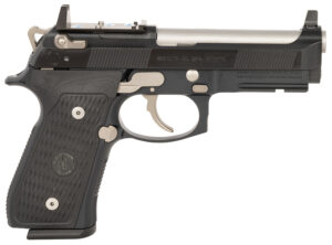 Langdon Tactical LTT 92E Centurion RDO 9mm pistol, 4.25in barrel, Black Cerakote, VZ G10 grips
