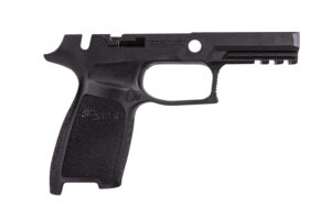 Sig Sauer P320 small black polymer carry grip module with manual safety