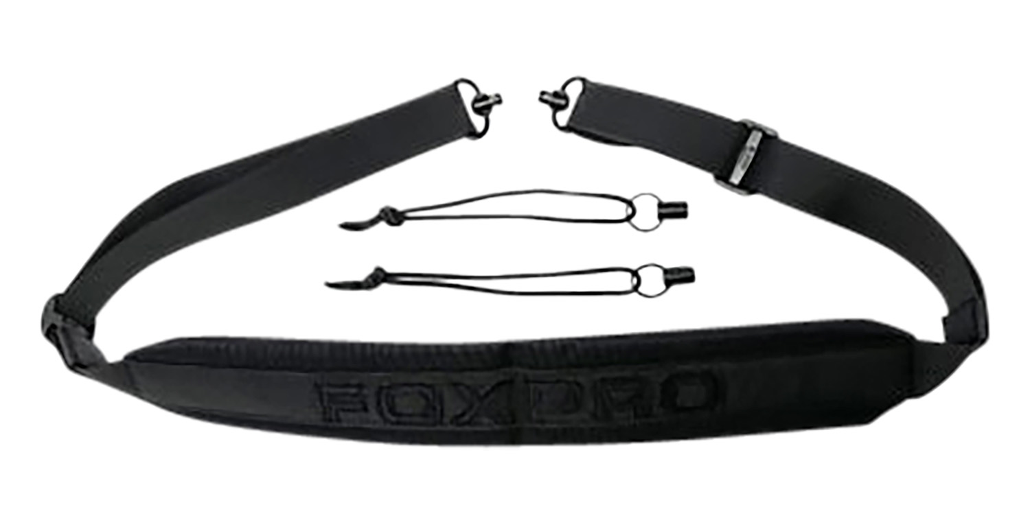 Foxpro SLINGFXPBLK carry sling black nylon adjustable with QD mounts and padded shoulder