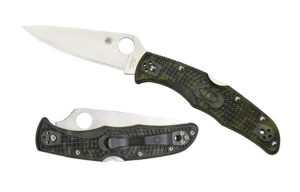 Spyderco Endura 4 C10ZFPGR folding knife with 3.80in VG-10 blade and Zome Green handle