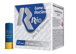 Rio Ammunition GLBS325 BlueSteel 12 Gauge 2.75 inch 1-1-8 oz #5 steel shotshells box