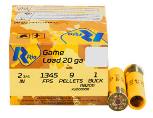 Rio Ammunition Royal Buck RB209 20 Gauge 2.75in 9-pellet 25-round box