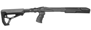FAB Defense FXM4R1022B conversion kit chassis in black with folding GL-CORE stock for Ruger 10/22