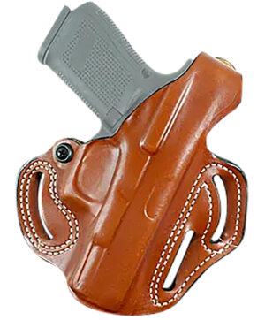 DeSantis Gunhide tan leather thumb-break OWB scabbard for Springfield Echelon, right hand