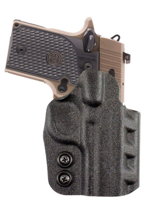 DeSantis Cazzuto OWB Kydex paddle holster in black for FN 509, right hand