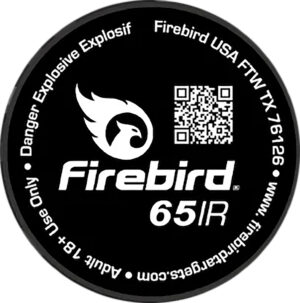 Firebird 65IR 65mm white-smoke pyrotechnic reactive targets 10-pack