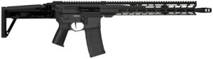CMMG Dissent MK4 5.56x45mm rifle, 16.1 in barrel, Armor Black, side-folding stock