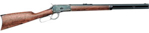 Cimarron 1892 short rifle 20-inch octagon barrel walnut fixed stock color case hardened receiver