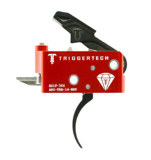 TriggerTech AR Diamond Pro curved trigger black right hand 7075-T6 aluminum adjustable 1.5-4.0 lb