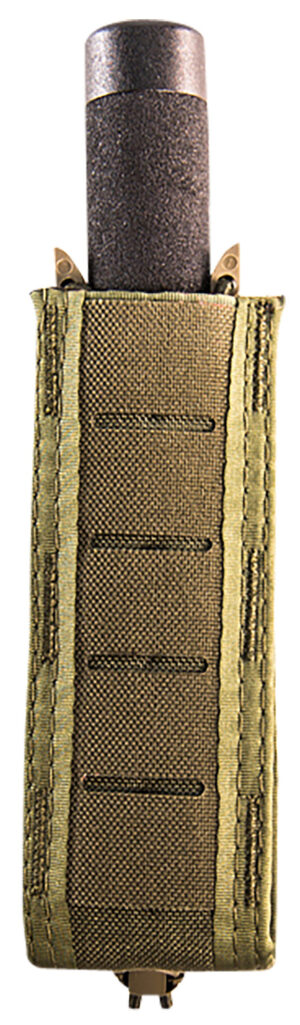 High Speed Gear Duty Extended Pistol TACO pouch in OD Green, nylon MOLLE mount
