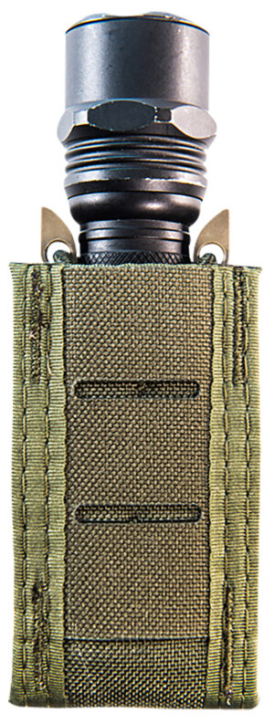 High Speed Gear Duty Pistol TACO pouch in OD Green, single pistol mag pouch with MOLLE and 2-inch belt fit