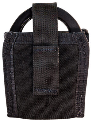 High Speed Gear Duty Handcuff Taco U-Mount pouch, black nylon, fits up to 2-inch belt