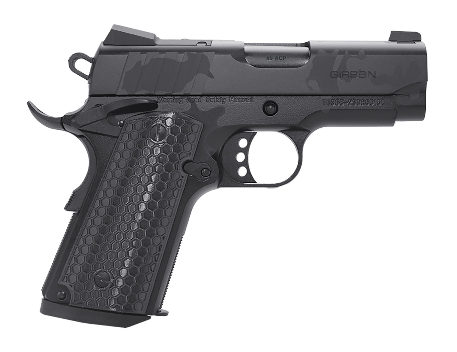 EAA Girsan MC1911 SC Influencer .45 ACP 3.40" black camo optic-ready pistol