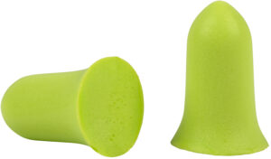 Allen ULTRX tapered foam ear plugs lime green 50 pair pack