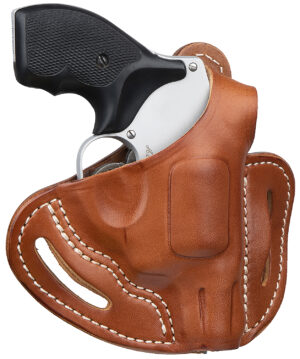 1791 Gunleather RVHX-1 Classic Brown leather OWB thumb-break holster, Size 1, right hand