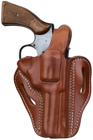 1791 Gunleather RVHX-2 Size 2 classic brown right-hand thumb-break OWB holster for K/L-frame revolvers