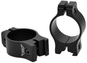 Warne Vapor 1 inch low rimfire scope rings matte black aluminum for 3/8 inch dovetail