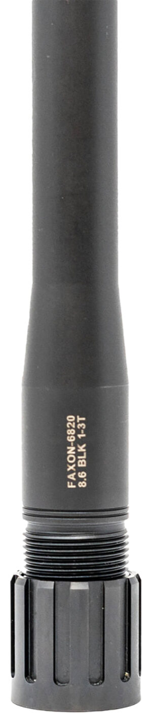 Faxon RemAge 16-inch 8.6 Blackout barrel, 416R stainless, QPQ Black Nitride finish