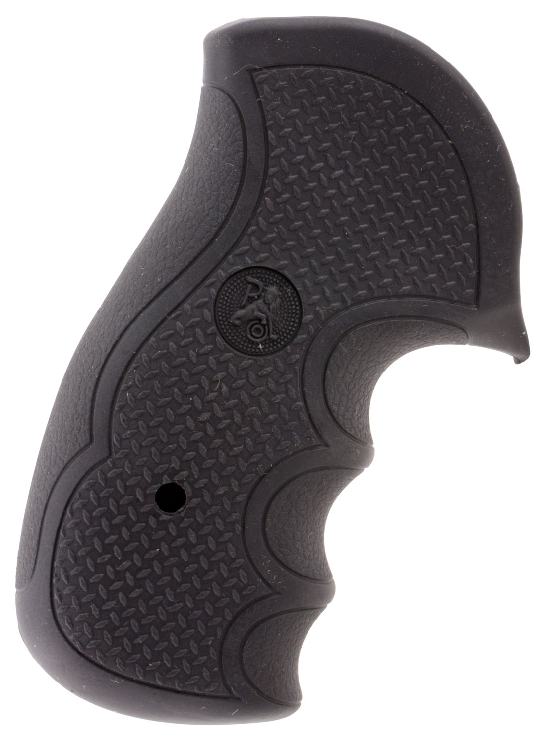 Pachmayr Diamond Pro Grip black rubber with diamond checkering for Ruger GP100