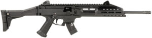 CZ Scorpion EVO 3 S1 .22 LR 16-inch threaded barrel black carbine with folding stock and Picatinny rail