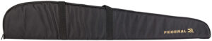 Federal Top Gun 48 inch scoped rifle case in black with zipper and carry handles